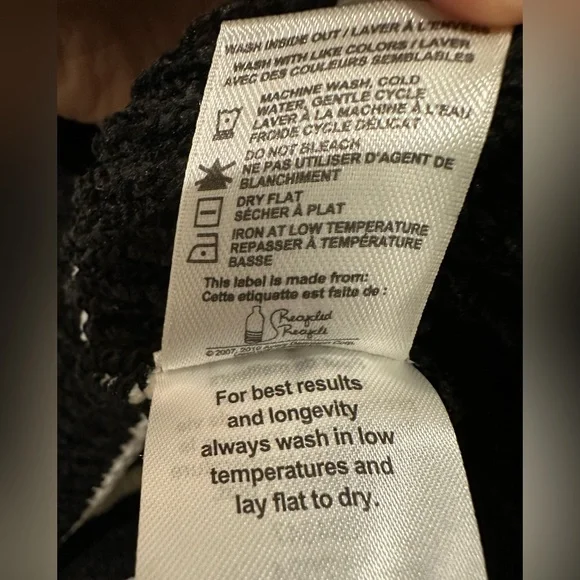 Denver Hayes Black and White Striped Crewneck Sweater Women’s XL - Picture 7 of 7